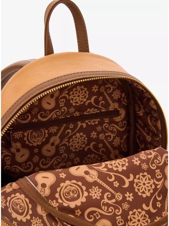 Loungefly Disney Pixar Coco Miguel Floral Tooled Mini Backpack NEW main image 11